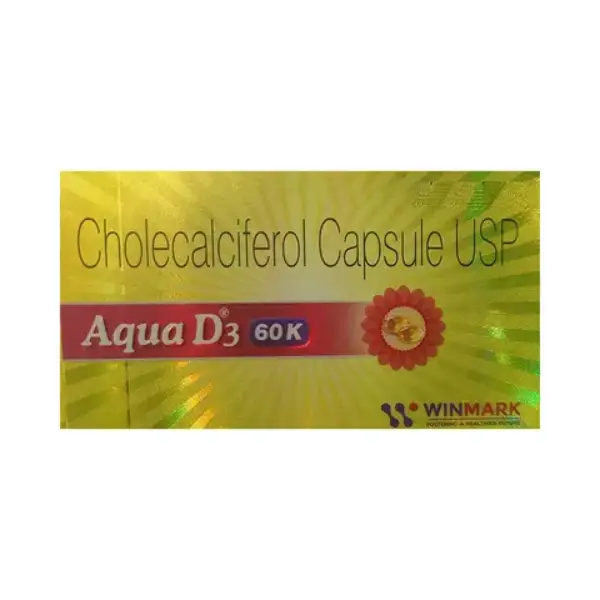 Aqua D3 60K Soft Gelatin Capsule